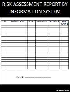 free assessment template