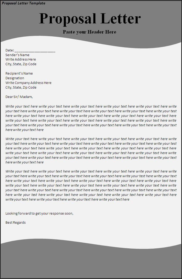 Proposal Letter Template Professional Word Templates proposal-letter-template-professional-word-templates