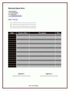 Free Invoice Template on Free Invoice Template   Professional Word Templates