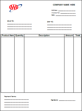 Free Invoice Template on The Download Button To Use This Service Invoice Template Totally Free