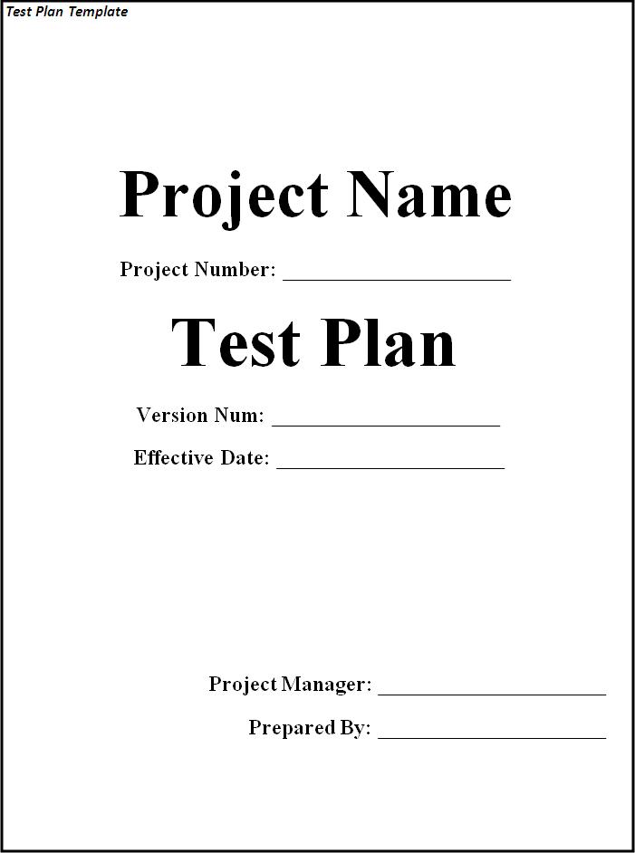 Test report template