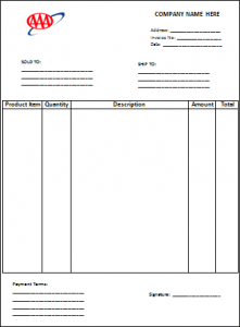 Service Invoice Template | Professional Word Templates