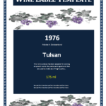 Wine Label Template