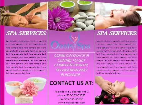 free pamphlet template